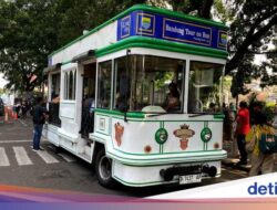 Kabar Baik! Bandros Kini Bisa Dinaiki Didalam Balai Kota Bandung