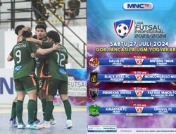 Kejuaraan Futsal Profesional 2023/2024 Pekan 21, Bintang Timur Surabaya Hadapi Halus FC Jakarta Hingga MNCTV