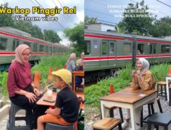 Warkop Boengsoe, Ngopi Asyik ala Vietnam Di Pinggir Rel Kereta Bogor