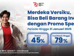 Banyak Diskon Konsumsi dan Belanja, Ini Promo 17-an BRI