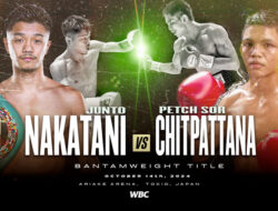 Petinju Jepang Junto Nakatani Ditantang Pertahankan Gelar WBC Kelas Bantam