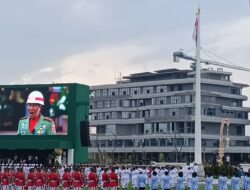 Skuat Nusantara Terbaru Berhasil Kibarkan Sang Saka Merah Putih Di IKN