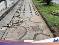 Trotoar Batik Di Didepan Gedung Sate yang Tak Lagi Estetik