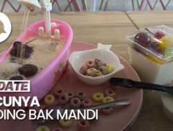 Video: Gemas! Ada Puding Bak Mandi Bersama Sereal Warna-warni